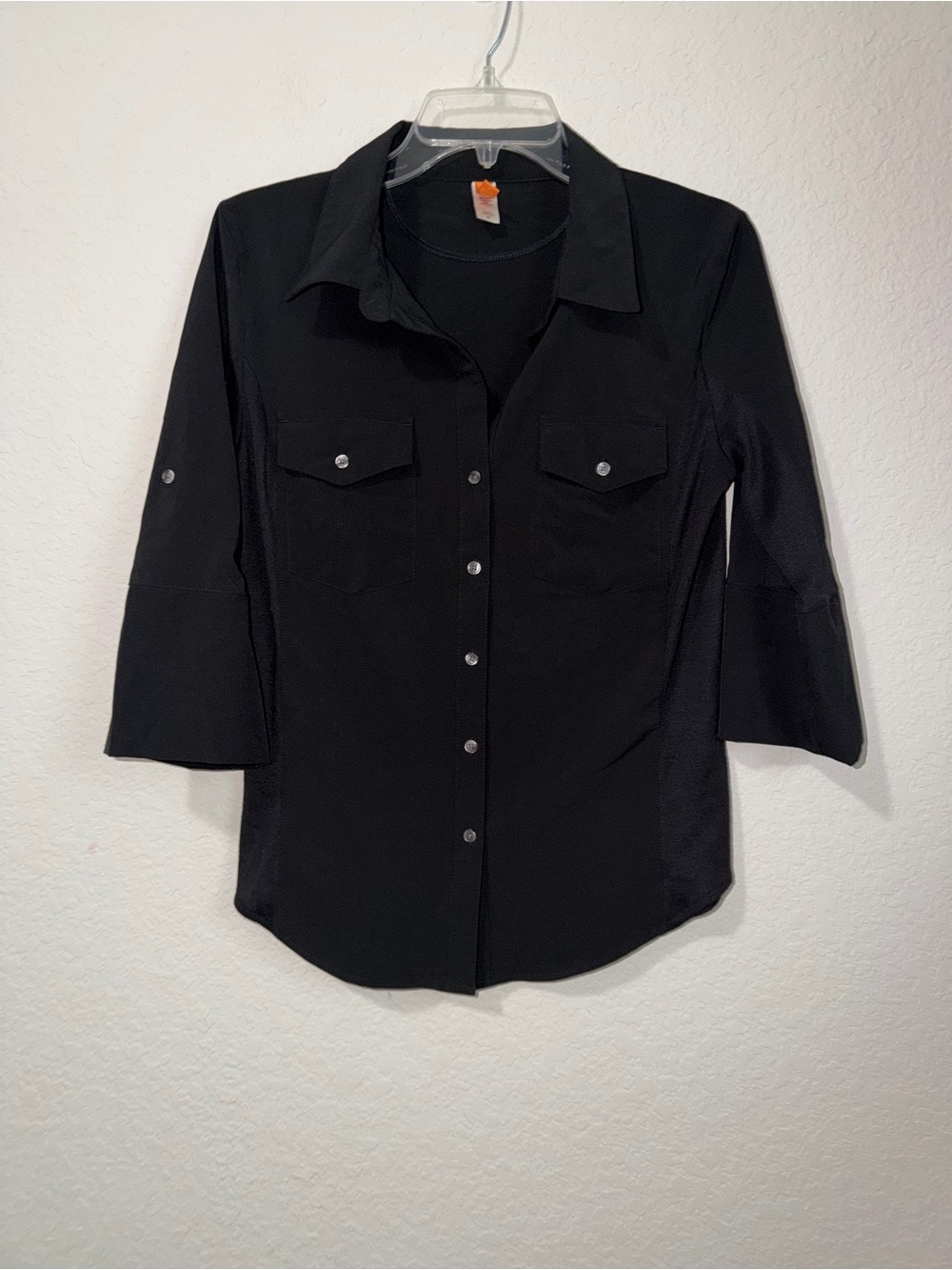 Lucy Black button down Top